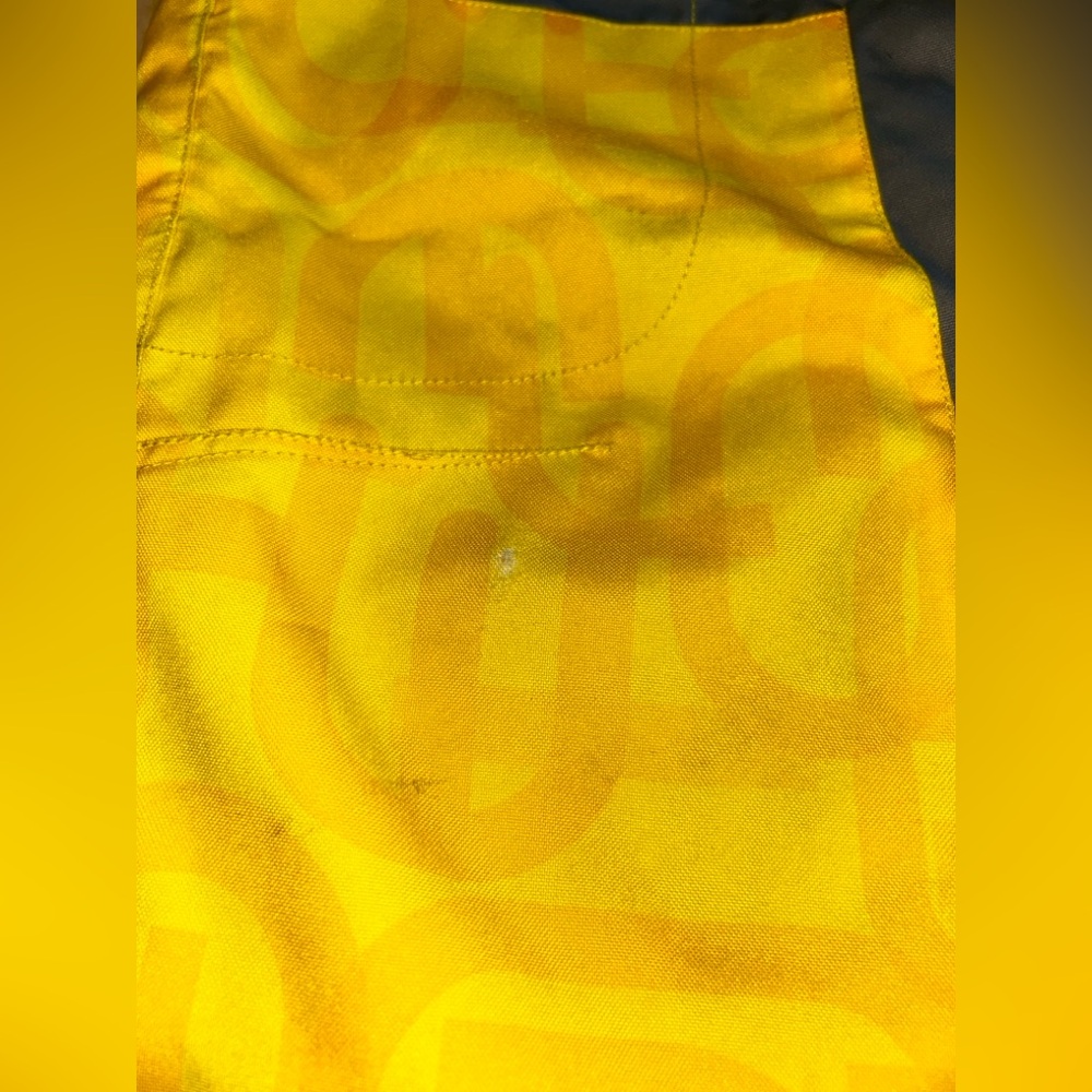 Obermeyer EXTENDED LENGTH Junior Sz 10 Snow Ski Snowboard Pants Yellow Black - Picture 8 of 16